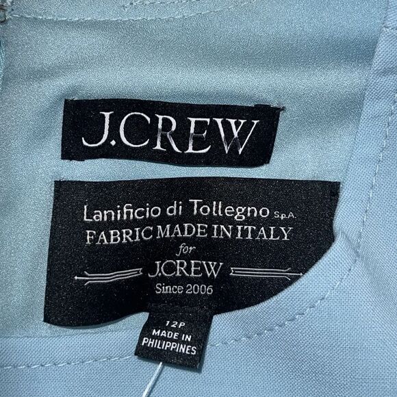 J. Crew executive dress in Italian stretch merino wool blend 12 Petite - Picture 6 of 9